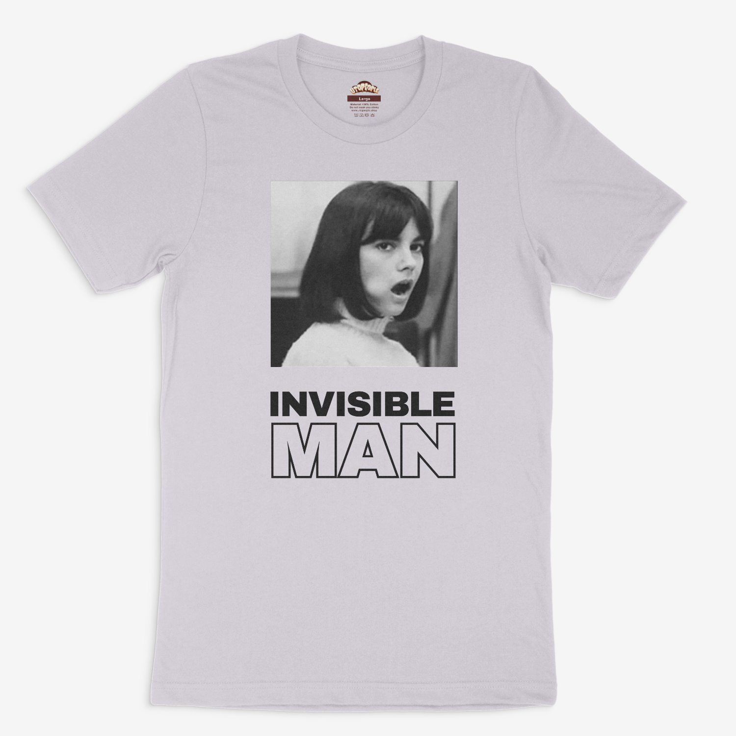 Invisible man - T-Shirt (Sport grey) Hand colored